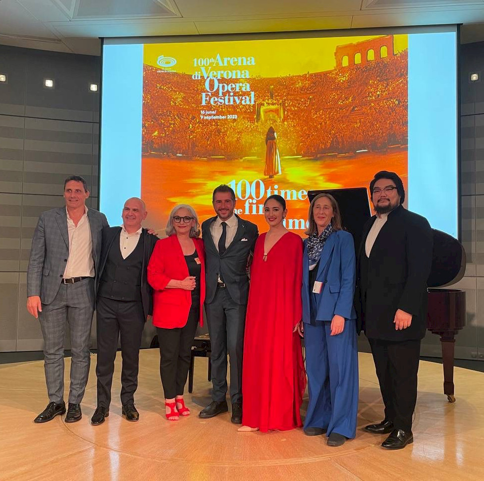 Presentato il 100° Arena di Verona Opera Festival al Parlamento Europeo